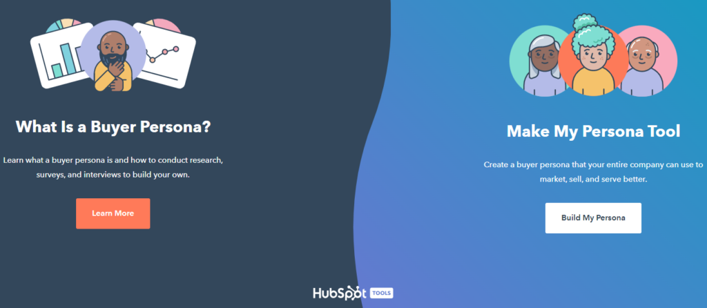  Hubspot's Buyer Persona tool