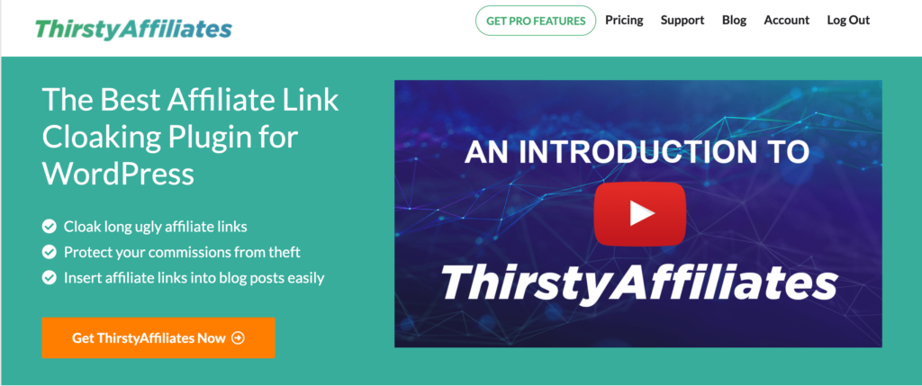 The ThirstyAffiliates plugin for WordPress.