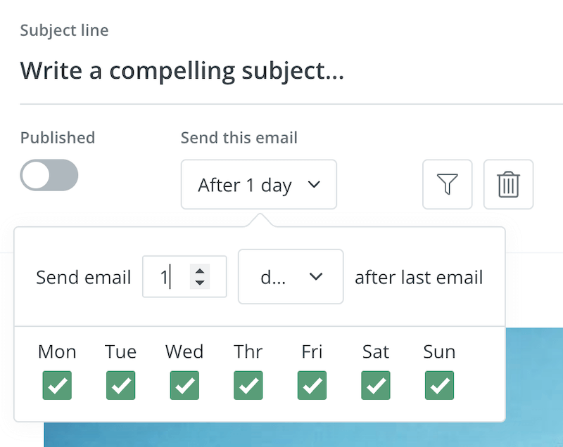 Publish emails