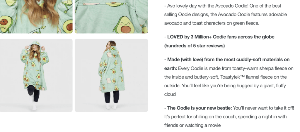 Write your product descriptions with the right tone