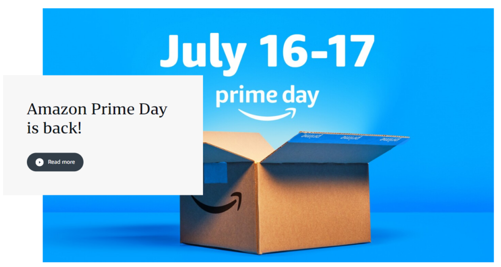 Amazon Prime Day 2024 announcement 